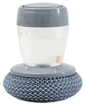 Wash Pot Brush Multi-functional Liquid-added Washing Pot Brush Kitchen Dishwashing Press-type Cleaning Brush Automatic Liquid Addition Brush Pot