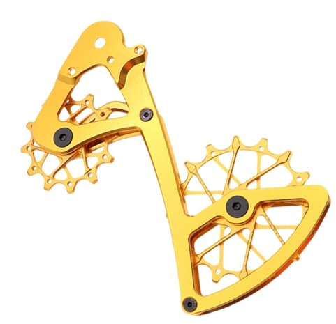 Keramik-Riemenscheibe - Riemenscheibe Fahrradführungsrad | Führungsrolle Riemenscheibe | LEVAA Aluminiumlegierung Schaltung, Ersatzradumwerfer, Geschwindigkeit 11/12
