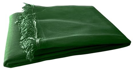 SONIT - Zanzariera Finestra 150x250 Verde - Zanzariera Porta Finestra con Gancetti e Anelli - Rete Antizanzare Per Finestre Facile Installazione con Frange