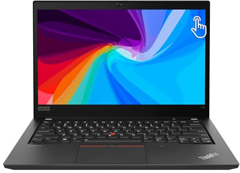 Lenovo Thinkpad T14 Gen 2 Touchscreen Laptop, 14 FHD Business Notebook, Intel Core i7-1185G7, 16GB DDR4 RAM, 512GB SSD, QWERTY Tastatur, Windows 11 Pro (Generalüberholt)
