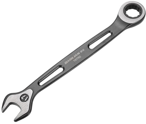 sourcing map Ratcheting Combination Wrench 17mm Metric 12 Point CR-V Electrophoresis Double Box Open-Ended Ratchet Wrenches with 72 Tooth 5° Swing Industrial Grade Spanner Tool for Repair