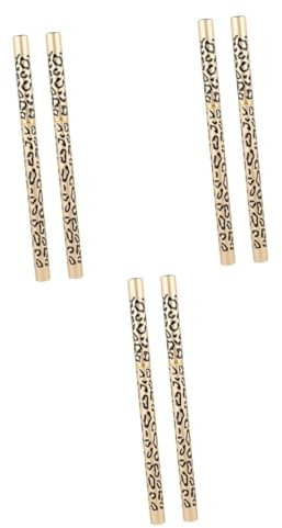 Beavorty 6stücke Leopard Augenbrauenstift Mit Pinsel Professioneller Wasserfester Augenbrauen-make-up-stift Für Natürliche Langanhaltende Ergebnisse Für Täglichen Gebrauch Oder