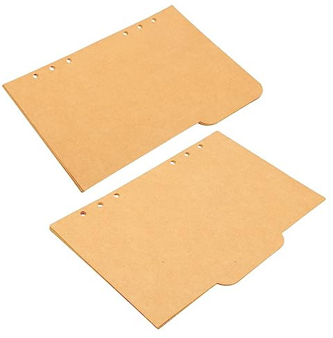 FUNOMOCYA 4sätze Seitenteiler Für Ordner Einsteckteiler Aus Papier Klassifiziert Für Büro Und Schule Ordnerteiler Zum Einfügen