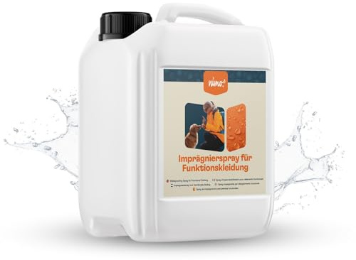 nimo® Imprägnierspray für Funktionskleidung | Spray Imprägnierung gegen Regen & Schmutz | Wasserabweisende Outdoor Kleidung | Regenschutz für Jacken | Imprägnierung für Funktionshose, Wanderschuhe