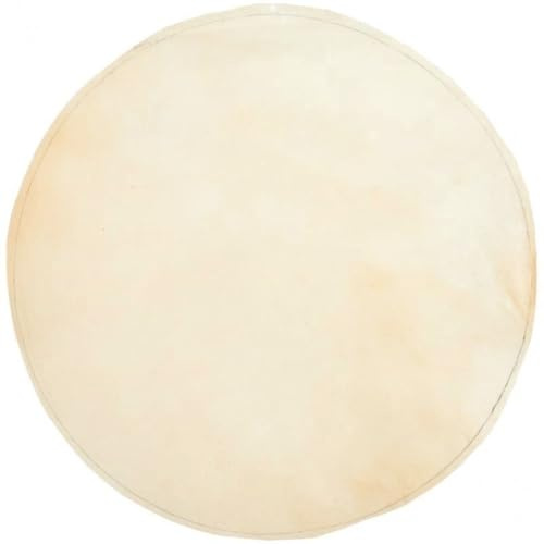 HiyyFloy Ziegenfell-trommelkopf, Ziegenleder-Djembe-Kopf, Afrikanischer Tamburin-trommelkopf, Ersatz-Percussion-Trommel-Teile