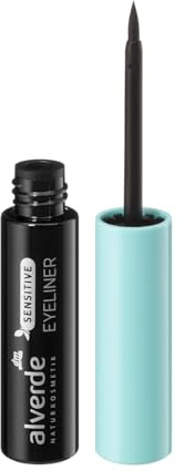 alverde NATURKOSMETIK Eyeliner Sensitive Schwarz, 3 ml