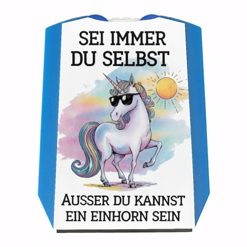 speecheese Einhorn mit Sonnenbrille Parkscheibe Sei EIN Einhorn für lustige Parkplatzmomente