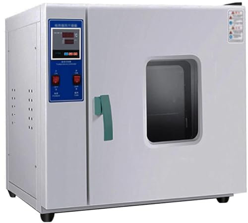 Forno di Essiccazione a Temperatura costante convezione da laboratorio, riscaldamento elettrico, vuoto a getto, 16L, 43L, 70L con regolatore digitale del vuoto, 1000W, ambiente di lavoro: 5