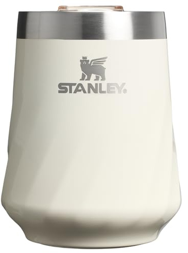 STANLEY Reserve Wine Tumbler | 11 oz Stainless Steel Travel Mug For Wine, Cocktails, Soda | Keeps Drinks Cold for Hours | BPA-Free | Cream Gloss