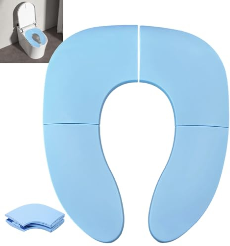 Ram® Kids Childrens Folding Potty Training Toilet Seat Travel Toilet Seat with Suction Cups