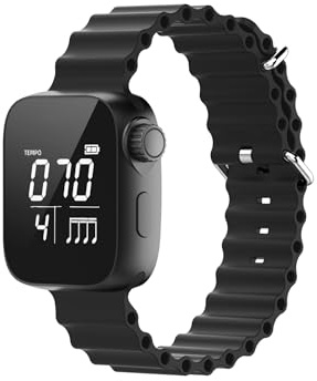 Tosuny Vibrierende Metronomuhr, Elektronisches Tragbares Metronom mit 40–240 Schlägen Pro Minute, Umschaltbares Metronom oder Sportmodus, Musikübungsbegleiter für Musiker,