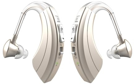 HIBRIQ Dispositivo sonoro ricaricabile, cancellazione del rumore e volume regolabile (Gold)