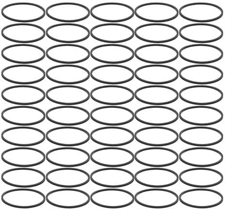 UKCOCO Lot de 30 Courroies en Caoutchouc sans Couture 44mm X 1,2mm pour Lecteur Dvd et Magnétophone à Cassettes, Kit de Remplacement Antibruit et Absorption des Chocs, Accessoires