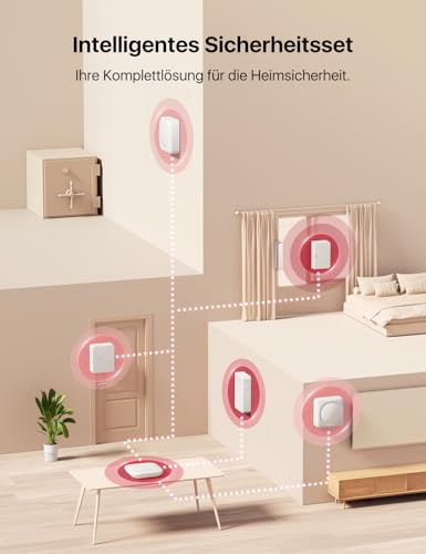 X-Sense Smart Home Sicherheitssystem AS12 und 2 Stück Rauch und CO Melder mit Sprachalarm und Standortansage