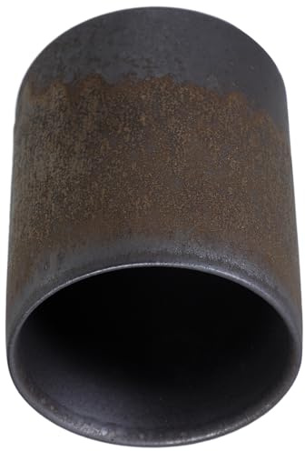 MOKKHNB Taza de Cerámica Retro Acabado en Dorado Antiguo y Textura Óxido, Taza Grande para Té y Café, Portátil y Práctica para Oficina, Hogar y Exteriores, Diseño Resistente y Fácil