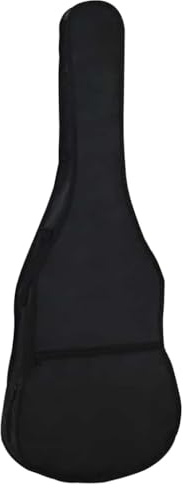 LoogCape Gitarrväska för 3/4 klassisk gitarr svart 94 x 35 cm tyg vattentät vadderad lätt bärrem skydd för resor och transport