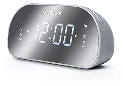 Muse M-170 CMR. Radio Despertador, Reloj, Digital, FM, 87,5-108 MHz, LED, 3,05 CM (1.2'')