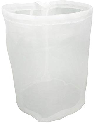 Bolsa de tamiz de malla fina de nailon reutilizable, bolsa de filtro de vino para cerveza, bolsas filtrantes para colador de alimentos para leche de frutos secos, zumo verde,50x55cm