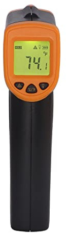 Infrared Thermometers, -32~380℃ Accurate Measurement Temp Guns Temperature Gun Infrared Thermometer Gun with LCD Display for Home Laboratory