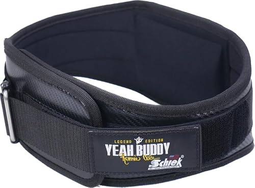 Schiek Sports Ronnie Coleman 4006 Gewichthebergürtel, Lendenwirbelstütze, Gewichthebergürtel, Kohlefaser und Nylon