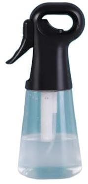 TMAOZW Botella pulverizadora de peluquería de 300ML, pulverizador de agua for salón de barbería, adecuado for viaje, portátil, recargable, maquillaje, perfumería(Black white)