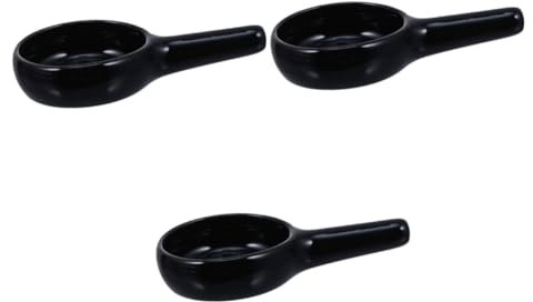 Amosfun 3 Pz vassoio di candele home decoration portacandele cucchiaio essenziale portalampada aromatico cucchiaio per candele in ceramica cucchiaio bruciatore di aromi