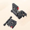 Piastra di sgancio rapido del treppiede di sostegno orizzontale e verticale della fotocamera DSLR pieghevole L compatibile con Canon Nikon Sony dji Osmo Ronin Zhiyun Stabilizzatore Treppiede Monopiede