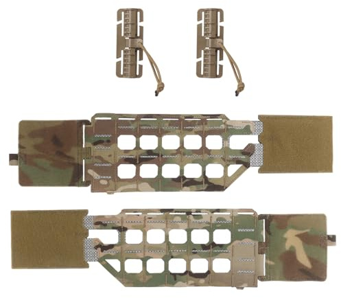 Peminkoo Taktischer Plattenträger Kummerbund MOLLE Gürtel AgiIit Style KZ Weste Gürtel Adapter Airsoft Jagdausrüstung Robust (CP)