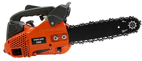 900W Benzin Kettensäge 2-Takt-Motor Benzin-Kettensäge 4CC 12Zoll Kettensäge 1.22hp Einstellbare Kettenspannung Luftkühlung Motorsäge Easy Start für Holzeinschlag Grünschnitt und Obstbaumschnitt