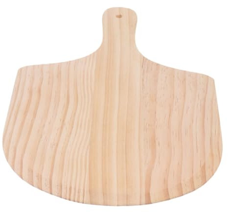 LIFKOME Wood Pizza Peel Handle Wooden Pizza and Cutting Board Bread and Cake Food Serving Tray for Parties and Meal Prep