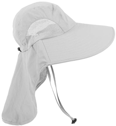 SCJJZ Cappello da Sole Unisex,Berretto da Pesca Bucket Hat per Esterni,Cappellino Anti UV Uomo,Cappello da Sole Donna,UPF 50+,Cappello da Pescatore,Cappello Tesa Larga,Ampia Protezione del Collo