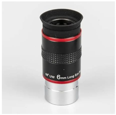 Telescope Accessories Ultra Wide Angle 68 Degree Eyepiece Uw6mm 9mm 15mm 20mm Planetary Astronomical Telescope Accessories(6mm)