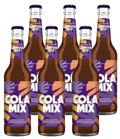 Elephant Bay Cola Mix – 6 x 0,33L | Erfrischender Cola-Orangenmix inkl. Pfand MEHRWEG