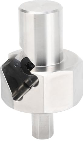 NDNCZDHC Dog Hole Chamfer Reamer, 9mm / 0.35in Hex Polished Design for Electric Drills, Dog Hole Chamfer Tool Set for 20mm Dog Hole