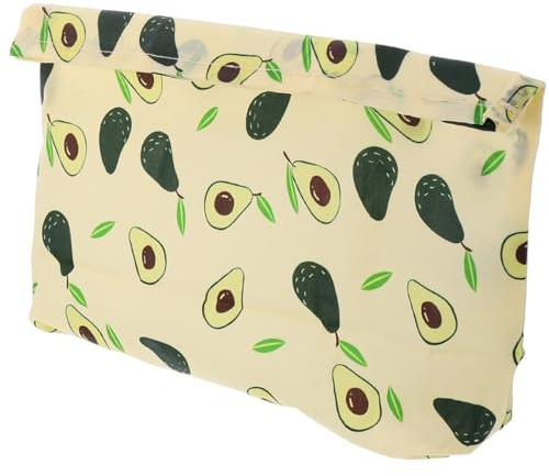 SEWACC Reusable Beeswax Food Storage Bag with Natural Cotton Cloth and Beeswax, Washable and Sturdy Snack Storage Bag for Desserts and Snacks, for Camping Trips and Fridge Use