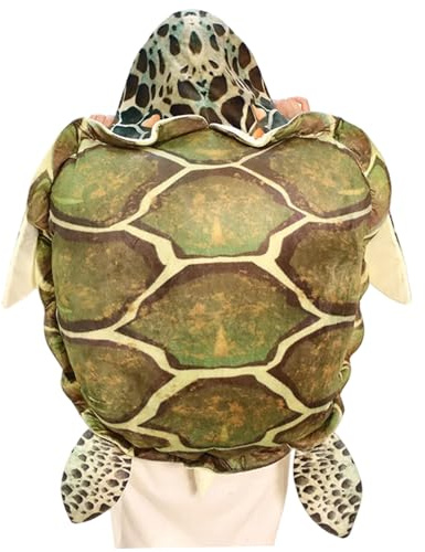Grtheenumb Wearable Pillow Turtle Costume Sea Kids Adult|Giant Wearable Turtle Shells Pillow - Soft Plush Sea Costume for Kids & Adults, Fun Performance Prop 60CM