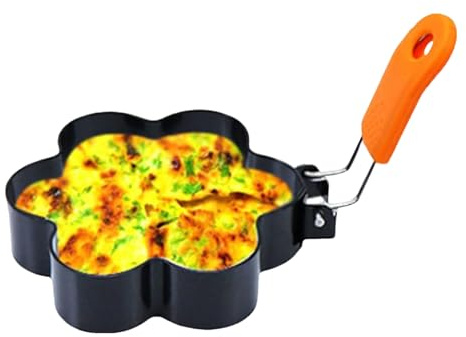 para huevos, utensilio de cocina con revestimiento antiadherente, forma de panqueque, anillos de huevo para parrilla, para el hogar, camping y uso comercial, así como para desayuno, panqueques