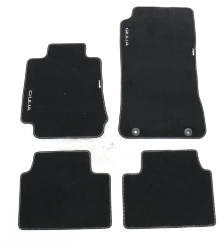 Original Fußmatten 4er Set Velour Giulia Logo weiß gestickt 50903628