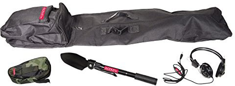 Altai Treasure Seeker Kit di accessori per il trasporto, piccone/pala pieghevole e cuffie.