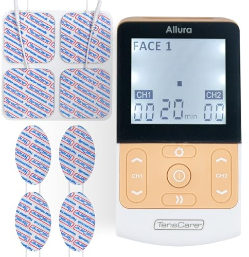 TensCare Allura 8-in-1 EMS Massager für Ganzkörperformung, Erholung nach der Geburt, Reduzierung von Cellulite und Gesichtsstärkung.