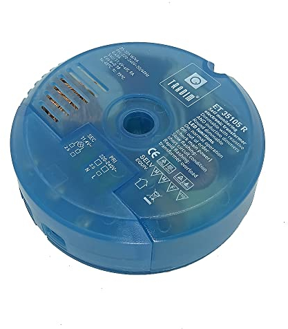 Elektronischer Rundtrafo 35-105W 12V 230V Einbau Transformator ET35105R Ø 86mm H 26mm für Niedervolt Leuchten