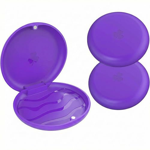 DentoBox Dental Tin Scanning (also for Bite Rail, Crisp Rail) 2 Pieces KFOBox (Purple)