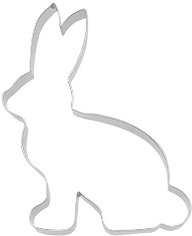 Birkmann, Ausstechform XXL I Hase, 14 cm, Edelstahl, hochwertige Qualität, 199606