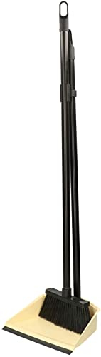KOTARBAU Juego de recogedor y escoba vertical con mango largo