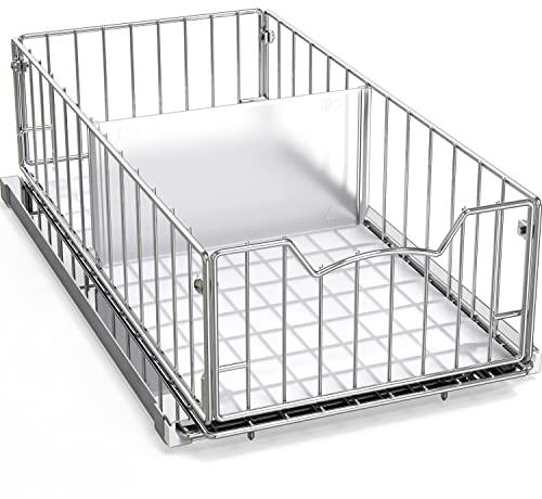 Simple Houseware Ausziehbarer Schrank-Schiebekorb