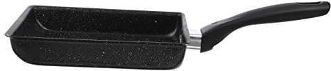 Cabilock Japanese Style Non-Stick Tamagoyaki Pan 13x18cm Square Egg Frying Pan Detachable Handle for Cooking Breakfast at Home or Restaurant