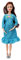 WBTY Poupée Enceinte Maman Jouet avec Bébé à l'Intérieur (Bleu)