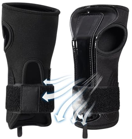 EXBERT Handgelenkstütze, Sportschutz, Handgelenkschutz, atmungsaktive Handbandage mit Stützplatte, bietet Handgelenkstütze für Skateboarden, Inline-Skating, Radfahren