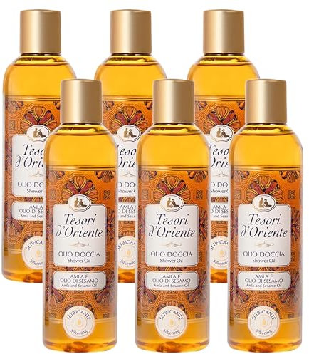 Tesori d'Oriente OLIO DOCCIA aceite de ducha - amla y aceite de sésamo 250 ml x6