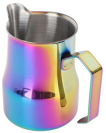 Bicchiere per il Latte, 450 Ml Bellissimo Bricco per il Latte Professionale, Robusto e Sicuro per il Negozio (#2)
